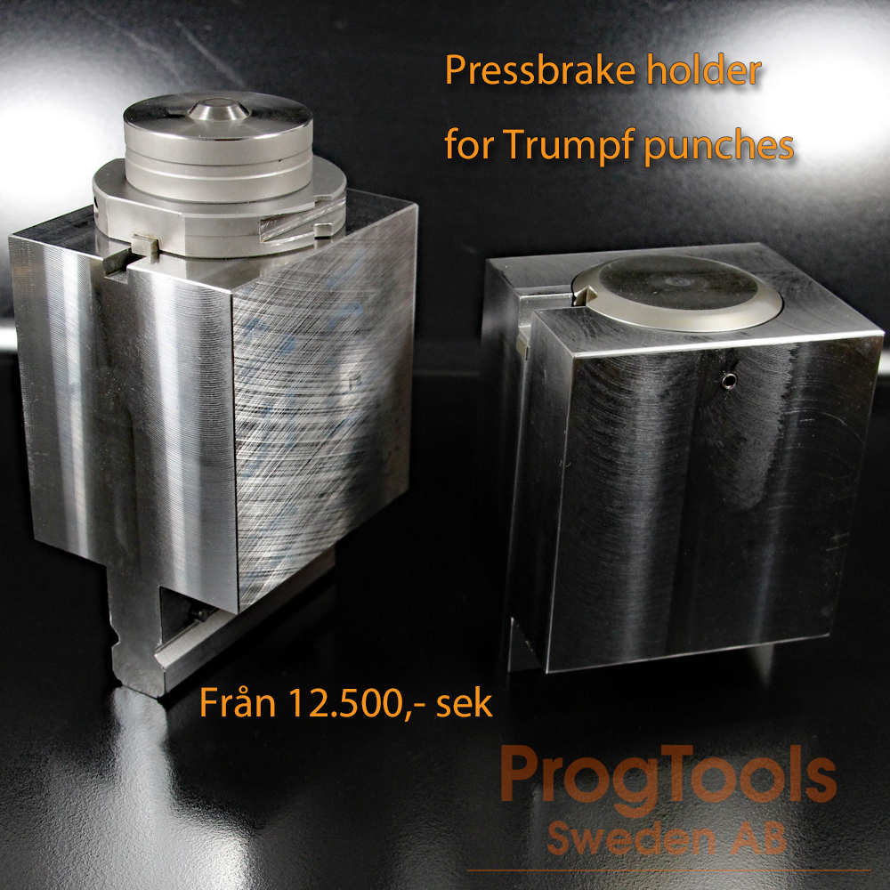 Pressbrake holder for forming marking